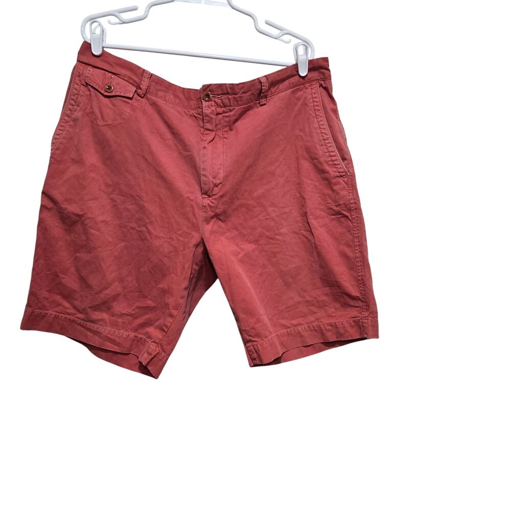 Martin + Osa Coral Pink Chino Shorts Men's 40 Cotton Casual
